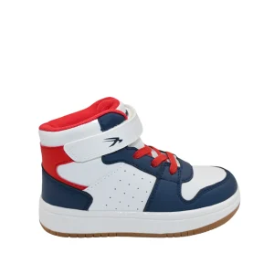 Sneakers Jordan para infante color blanco y navy