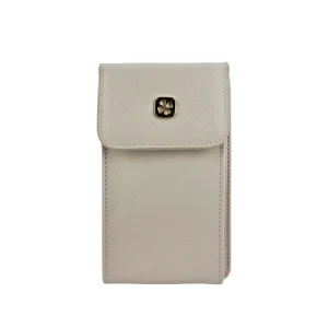 Billetera Kelly para mujer color hueso